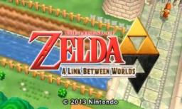 The Legend of Zelda: A Link Between Worlds Title Screen